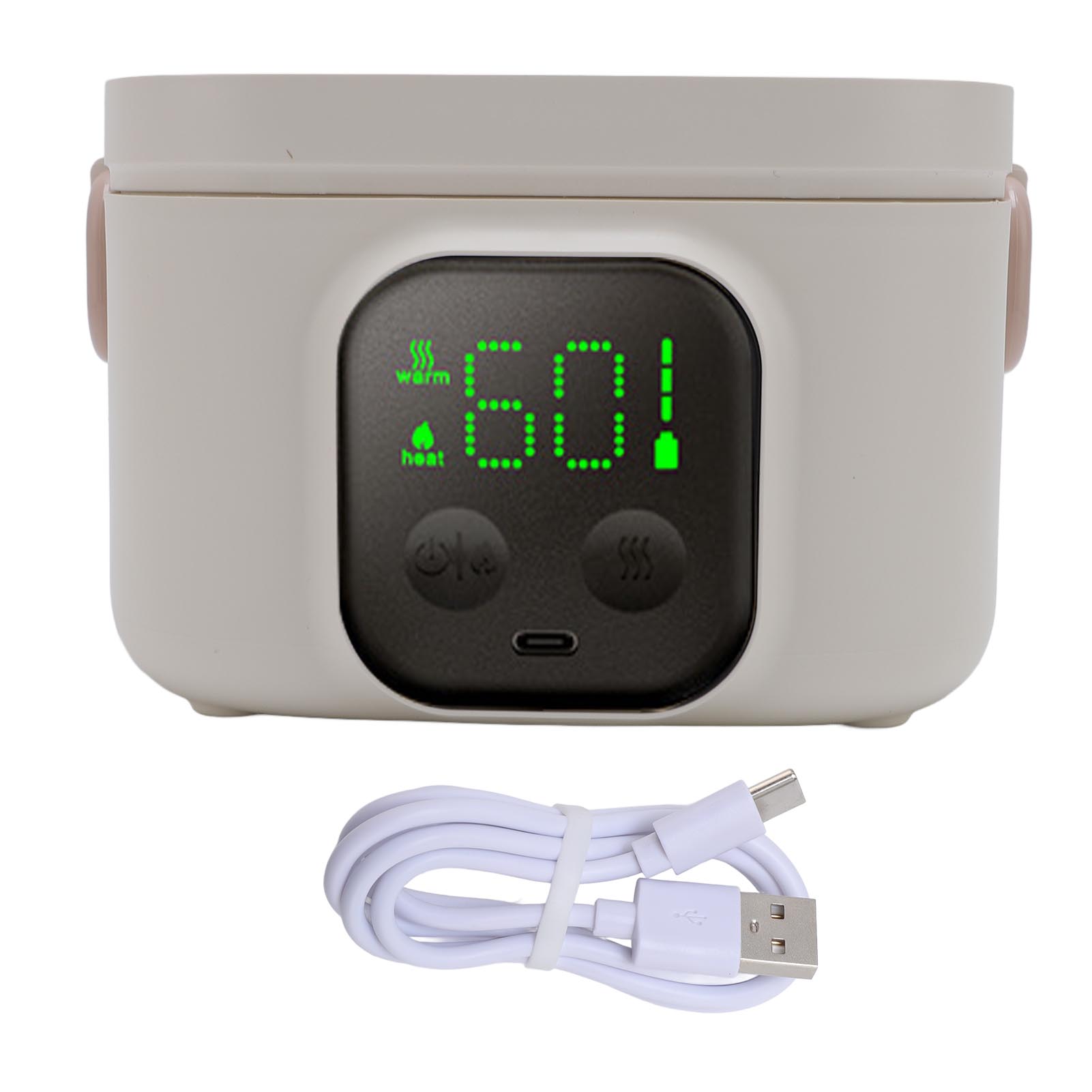 Baby Food Warmer - ชามอุ่นอาหาร 500 มล. พร้อมตัวตั้งเวลาอัจฉริยะ ควบคุมอุณหภูมิคงที่ ชามอุ่นร้อนเร็ว