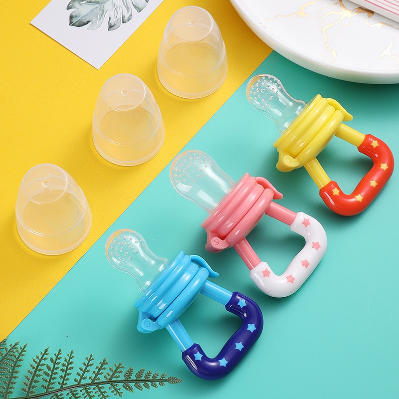 Baby Food Vegetables - 3ชิ้นซิลิโคนกัดสำหรับเด็กผลไม้และผักอาหารสำหรับกัด