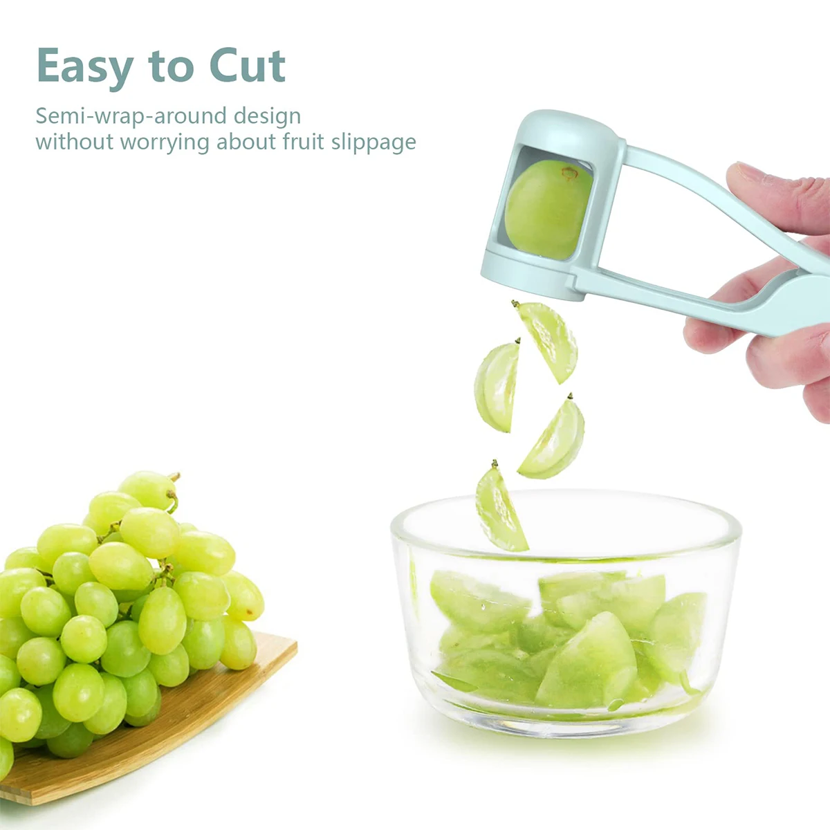 Baby Food Vegetables - เครื่องหั่นมะเขือเทศและผลไม้เชอร์รี, เครื่องตัดผลไม้, อุปกรณ์ครัวขนาดเล็กสำหรับทำสลัดและอาหารเด็ก