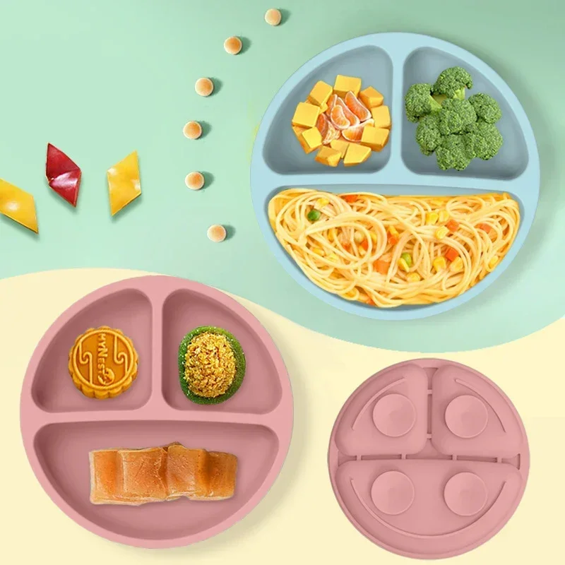 ซิลิโคนเกรดอาหารเด็กชุดจานชามใ - Baby Food Menu บทวิจารณ์และราคา