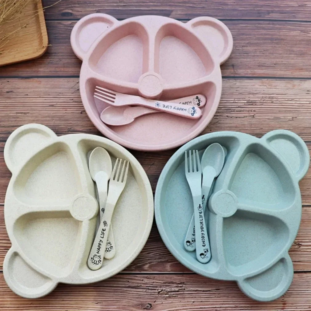 ชุดจานชามเด็ก 3 ชิ้น/ชุด ทำจาก - Baby Food Menu บทวิจารณ์และราคา
