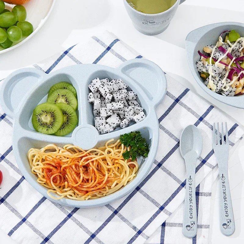 ชุดจานชามเด็ก 3 ชิ้น/ชุด ทำจาก - Baby Food Menu บทวิจารณ์และราคา