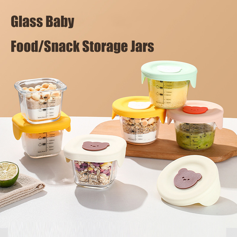 180ml แก้วเก็บอาหารเด็ก Jars พ - Baby Food Jars With Lids บทวิจารณ์และราคา