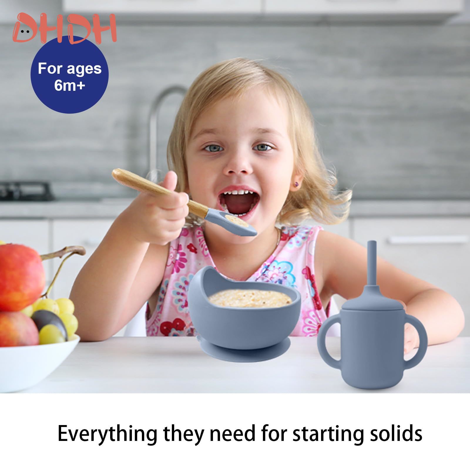 ชุดอาหารเด็กซิลิโคน ชุดจานชามส - Baby Food Menu บทวิจารณ์และราคา