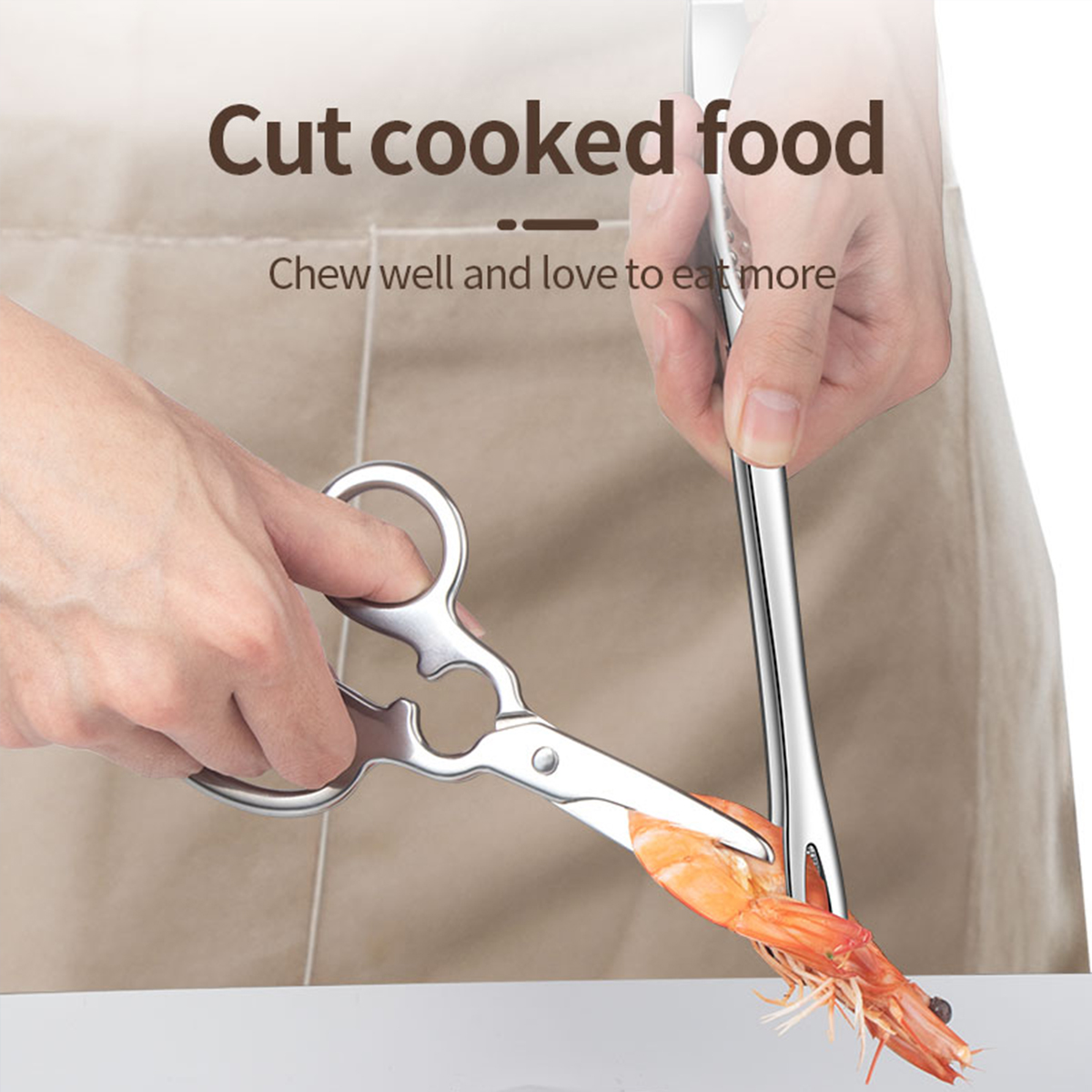 กรรไกรตัดอาหารแบบเหล็กทั้งชิ้น - Baby Food Scissors บทวิจารณ์และราคา