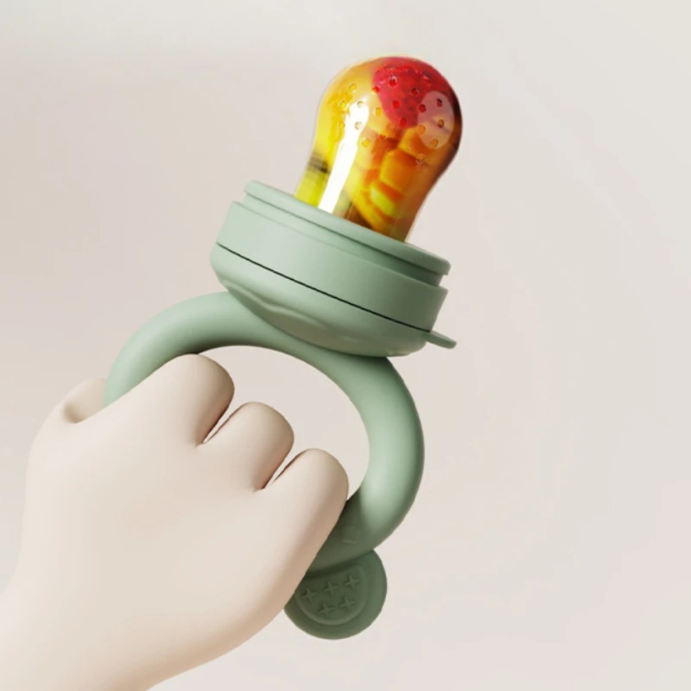 ฝาครอบจุกนมซิลิโคนสำหรับป้อนผล - Baby Food Vegetables บทวิจารณ์และราคา